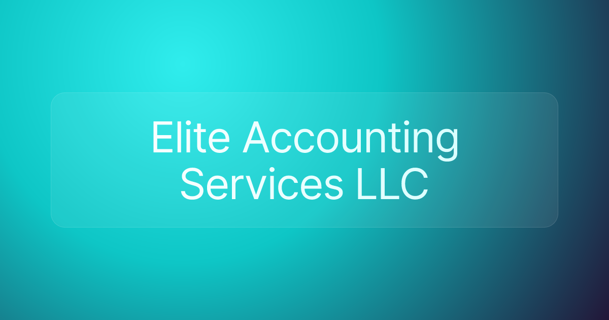 Elite Accounting Services LLC
