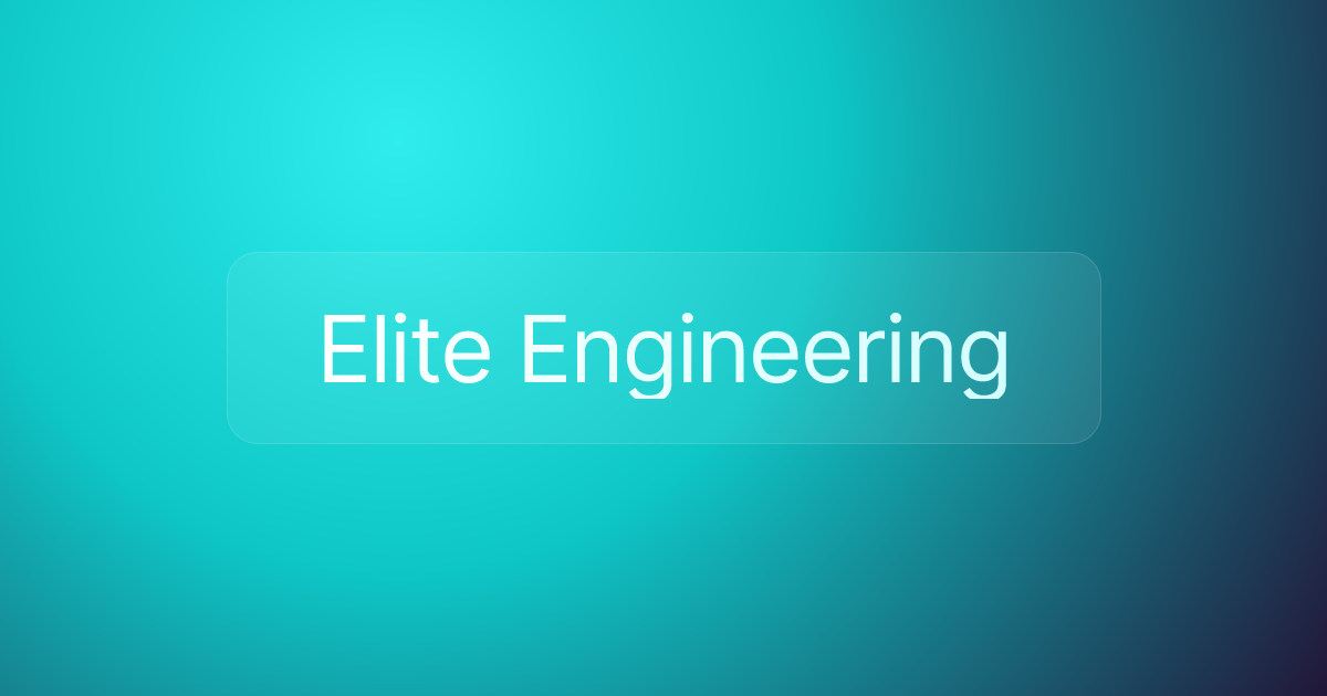 Elite Engineering