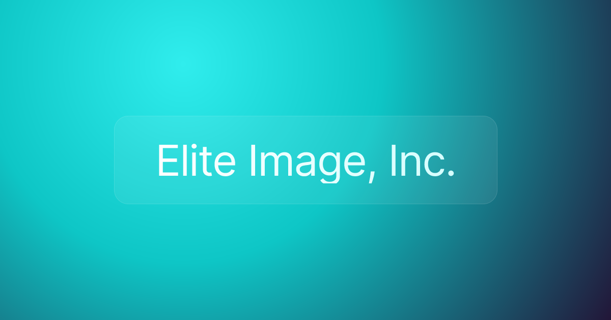 Elite Image, Inc.