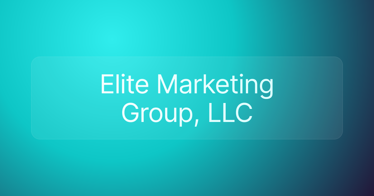 Elite Marketing Group, LLC