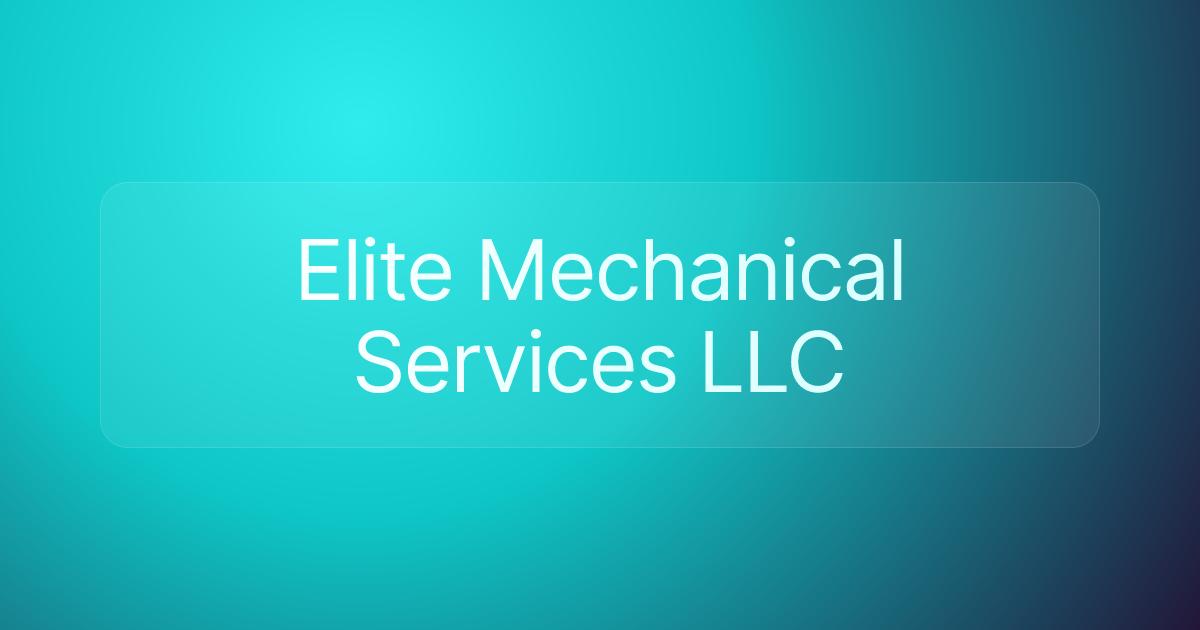 Elite Mechanical Services LLC