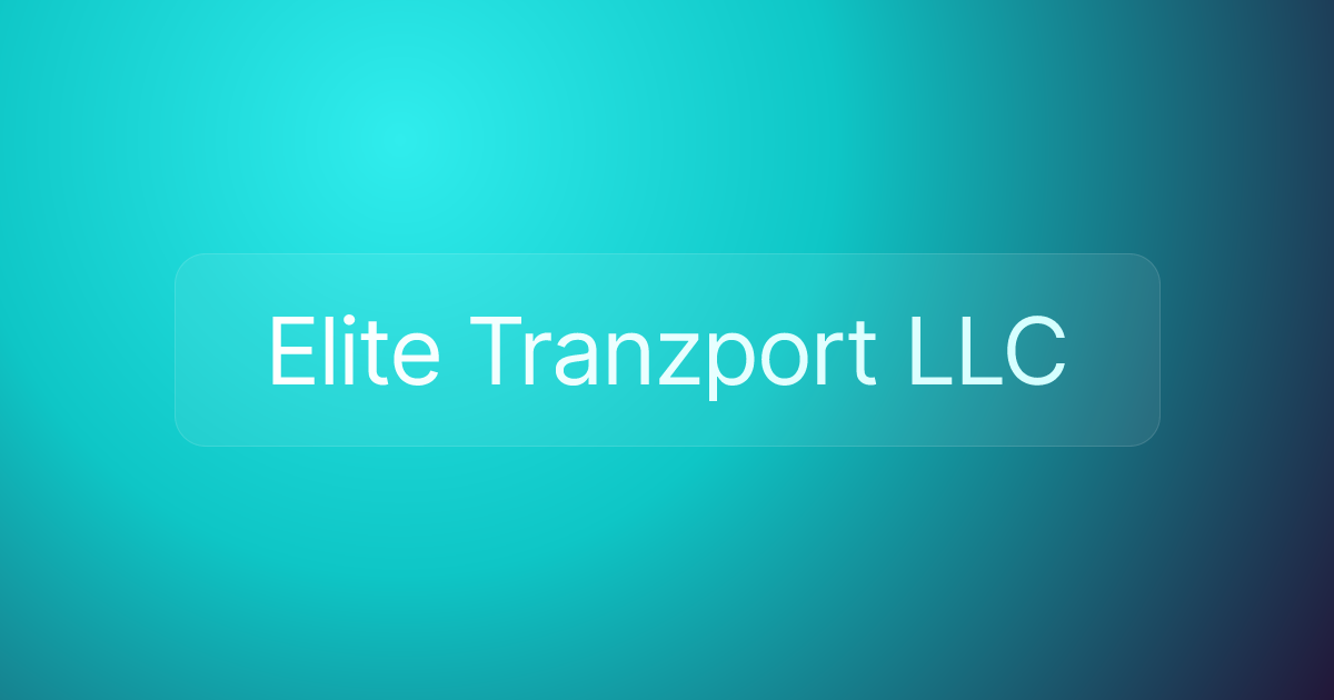 Elite Tranzport LLC