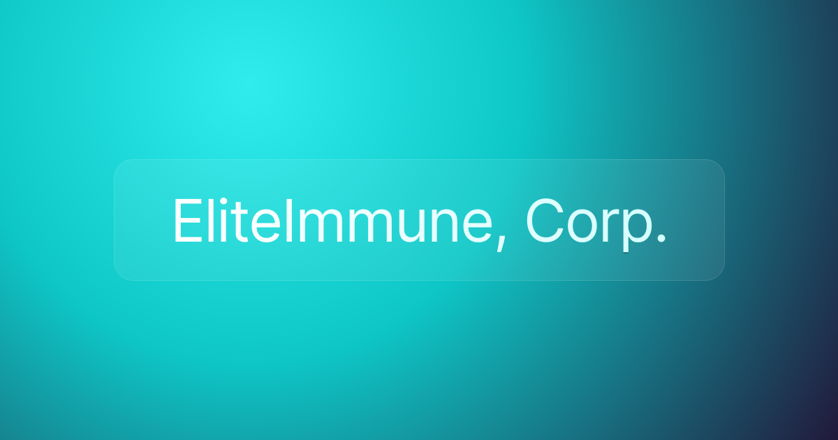 EliteImmune, Corp.