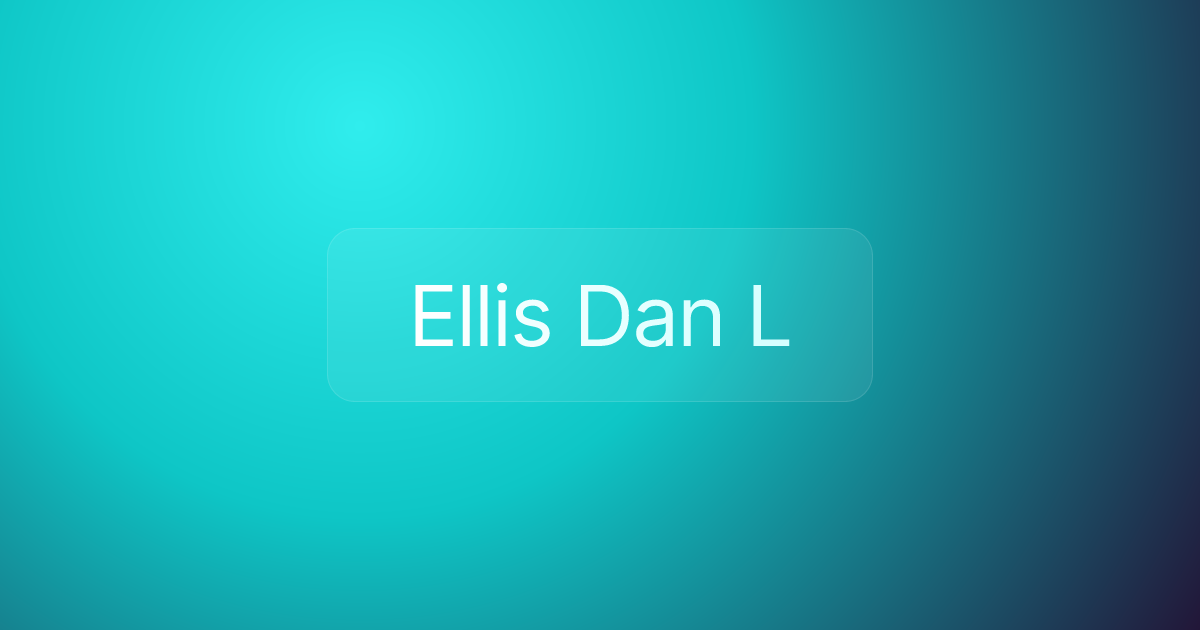 Ellis Dan L