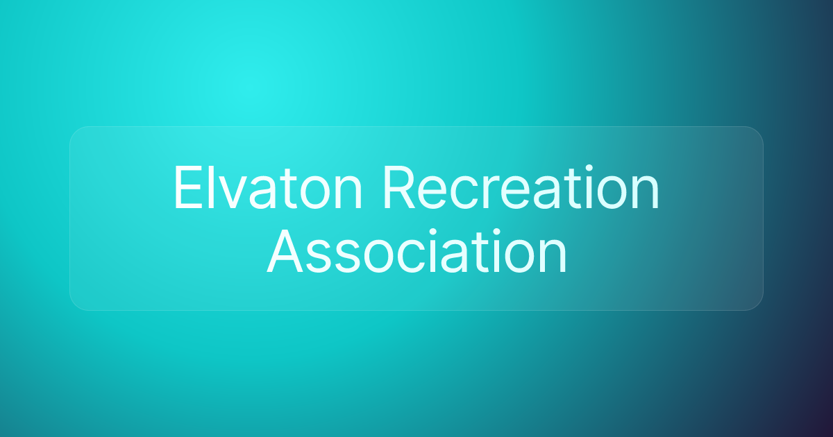 Elvaton Recreation Association