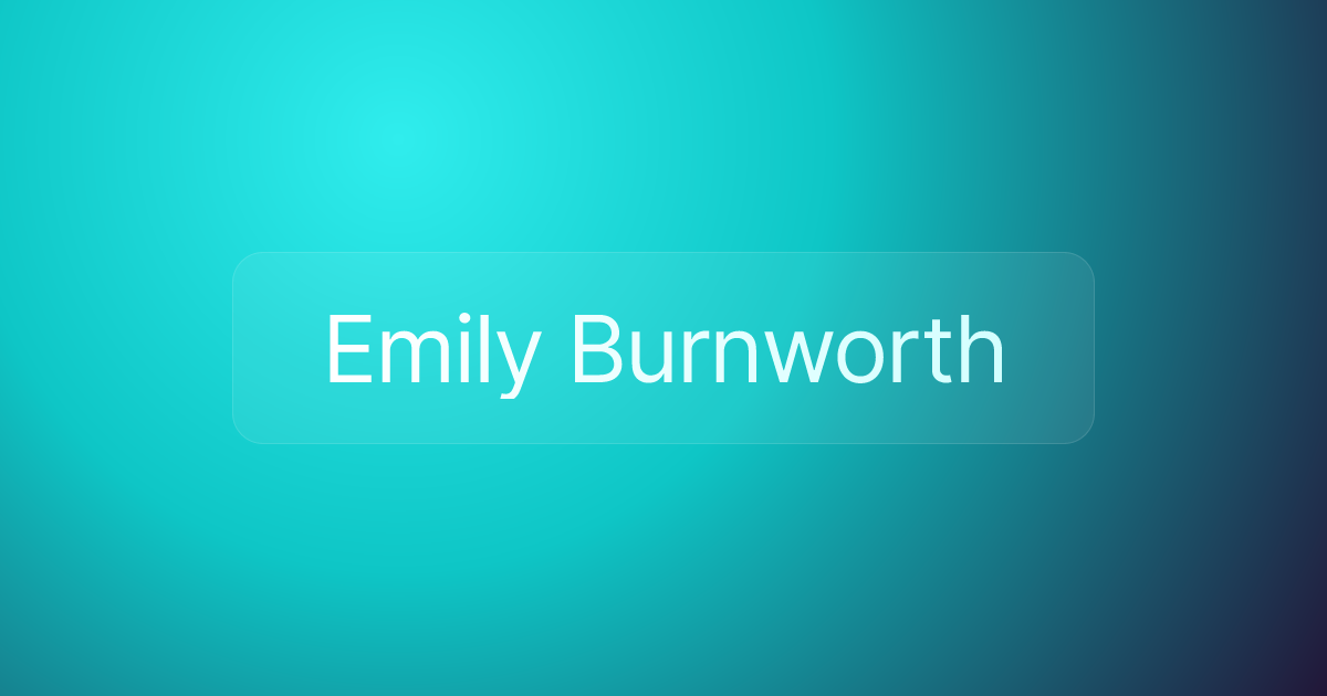 Emily Burnworth