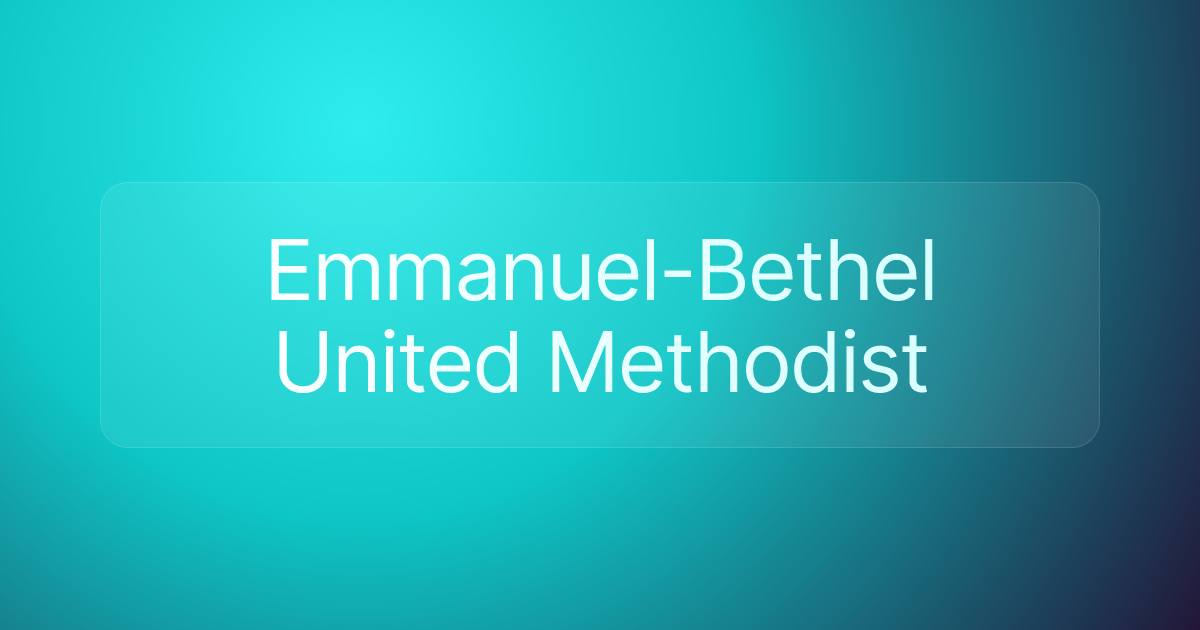 Emmanuel-Bethel United Methodist