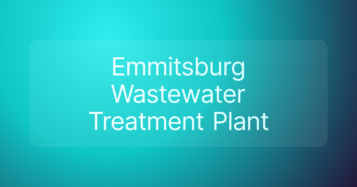 Emmitsburg Wastewater Treatment Plant