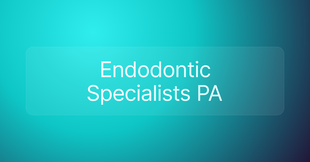 Endodontic Specialists PA