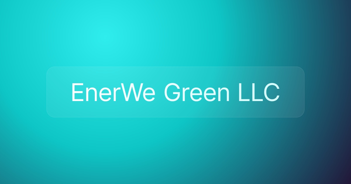 EnerWe Green LLC