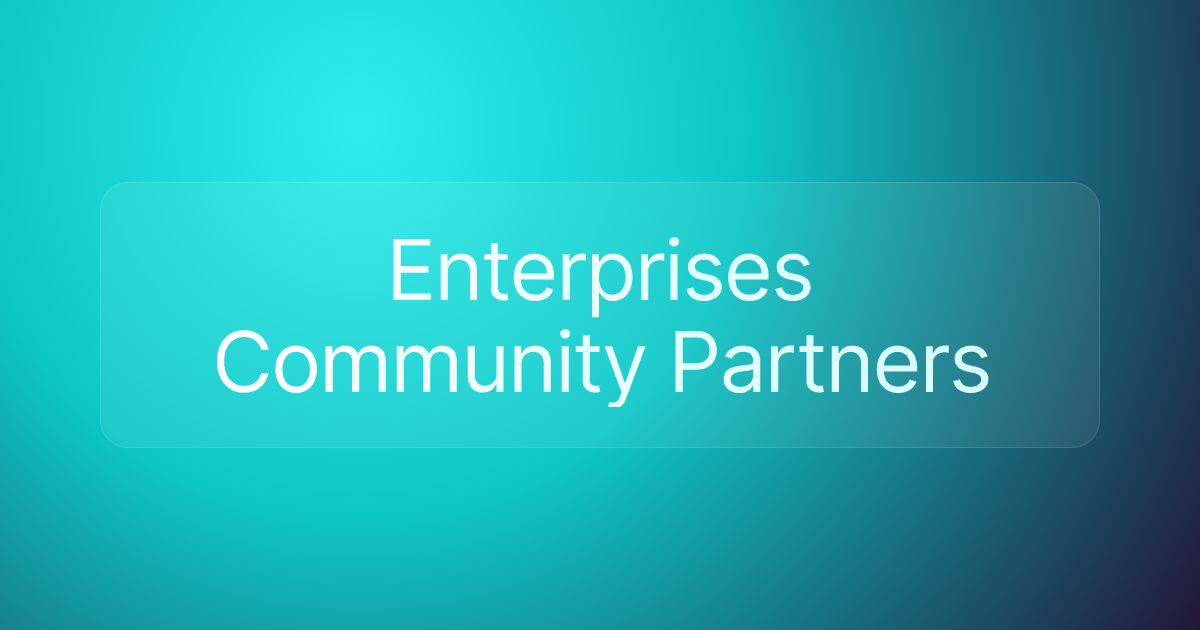Enterprises Community Partners