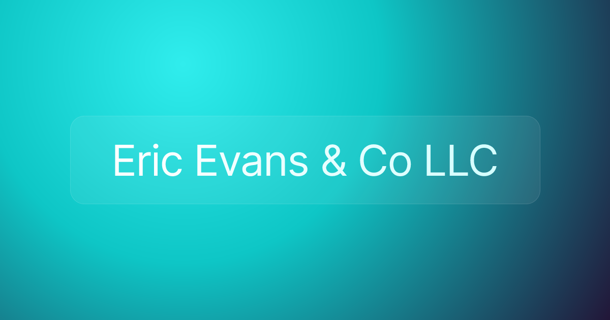 Eric Evans & Co LLC