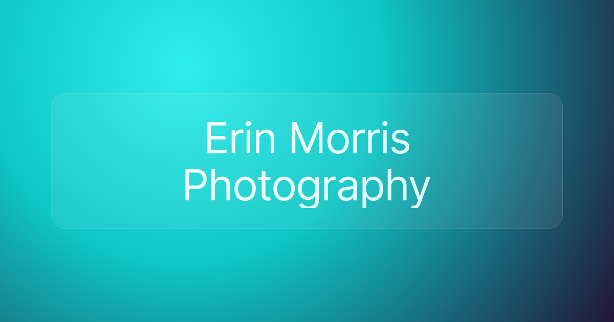 Erin Morris Photography
