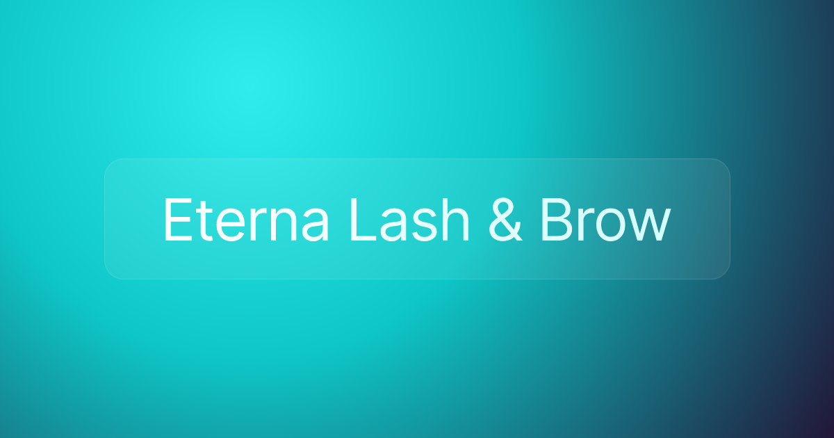 Eterna Lash & Brow
