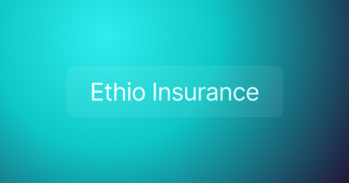 Ethio Insurance