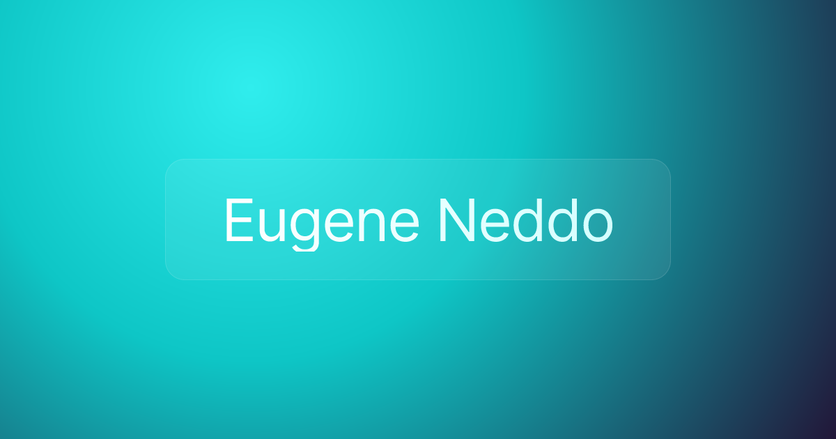 Eugene Neddo