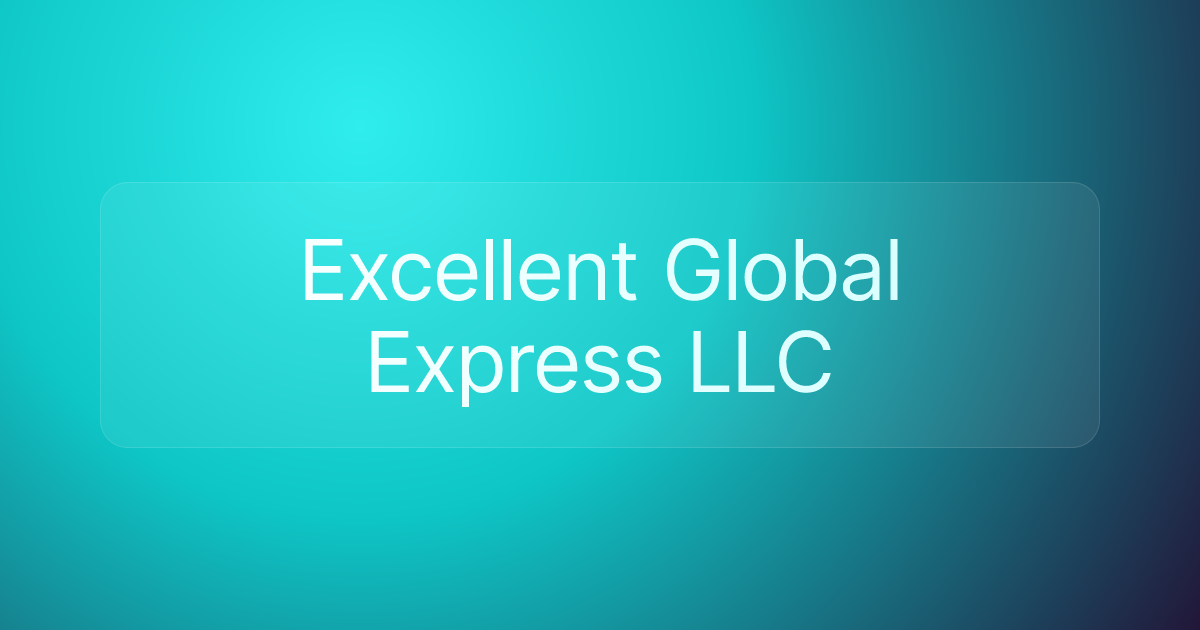 Excellent Global Express LLC