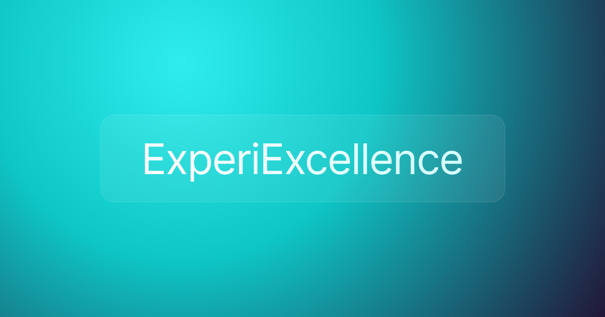 ExperiExcellence