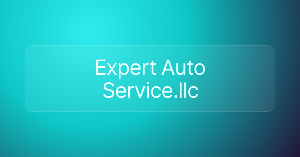 Expert Auto Service.llc