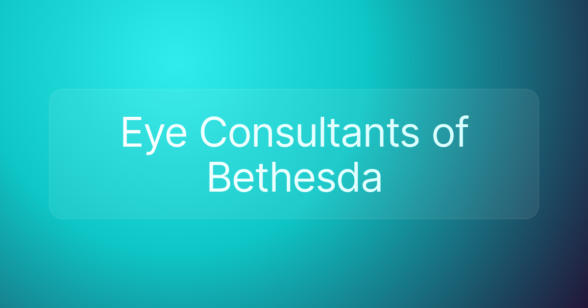 Eye Consultants of Bethesda