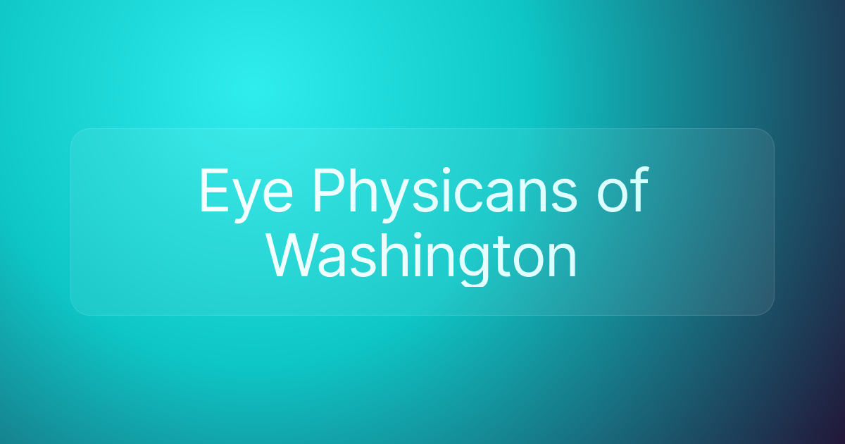 Eye Physicans of Washington