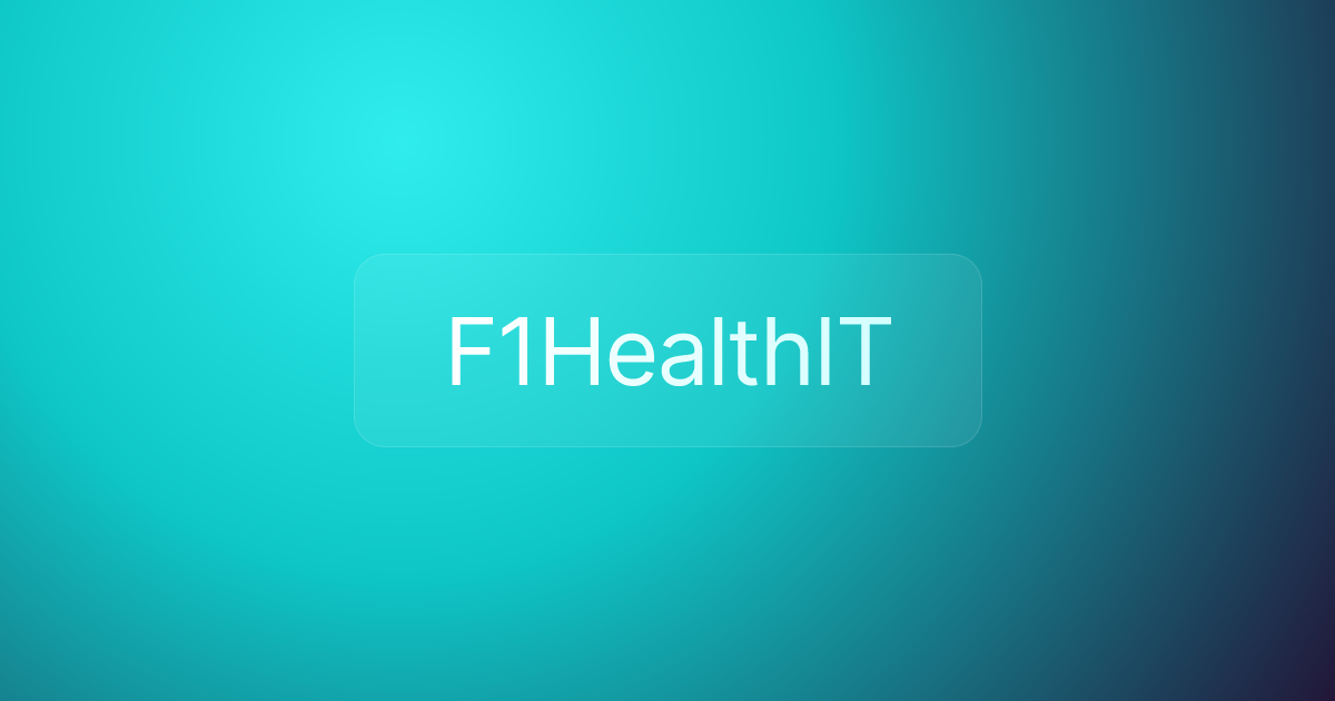 F1HealthIT