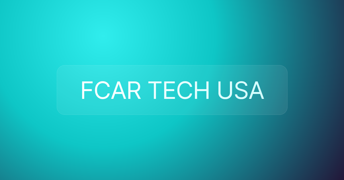 FCAR TECH USA