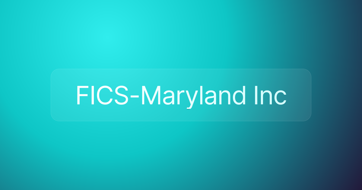 FICS-Maryland Inc