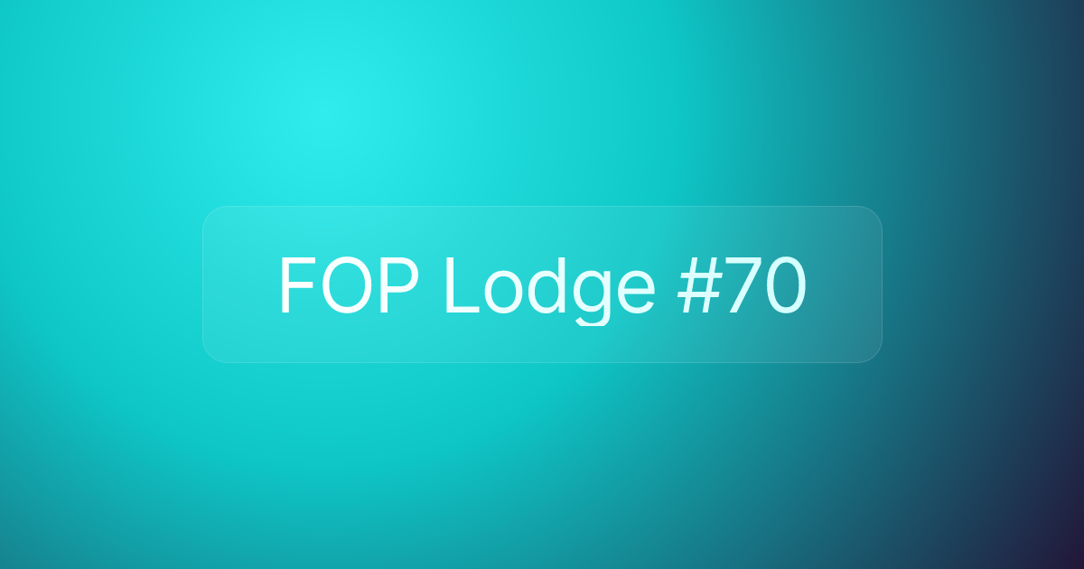 FOP Lodge #70