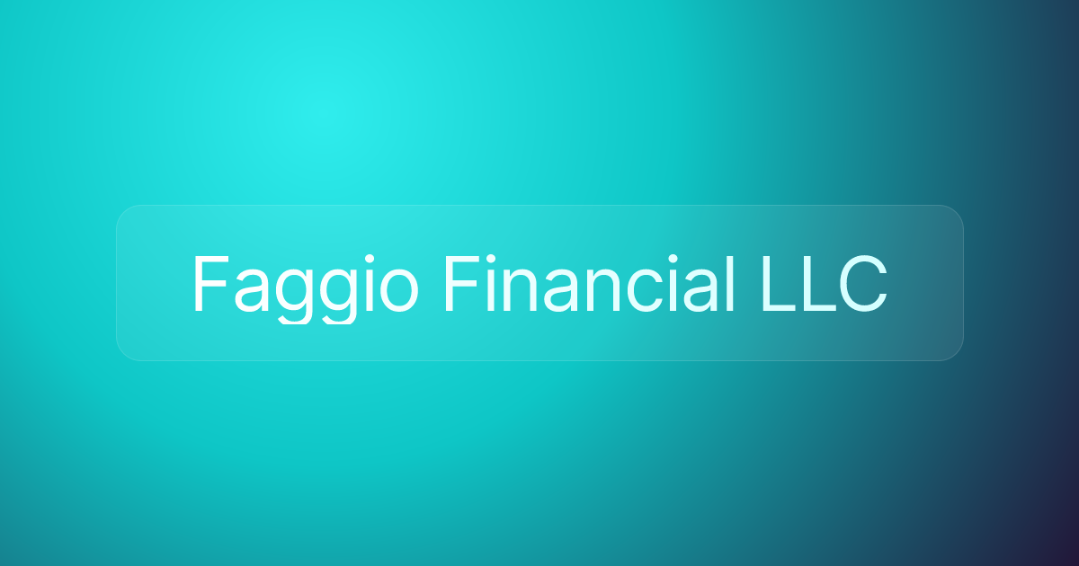Faggio Financial LLC