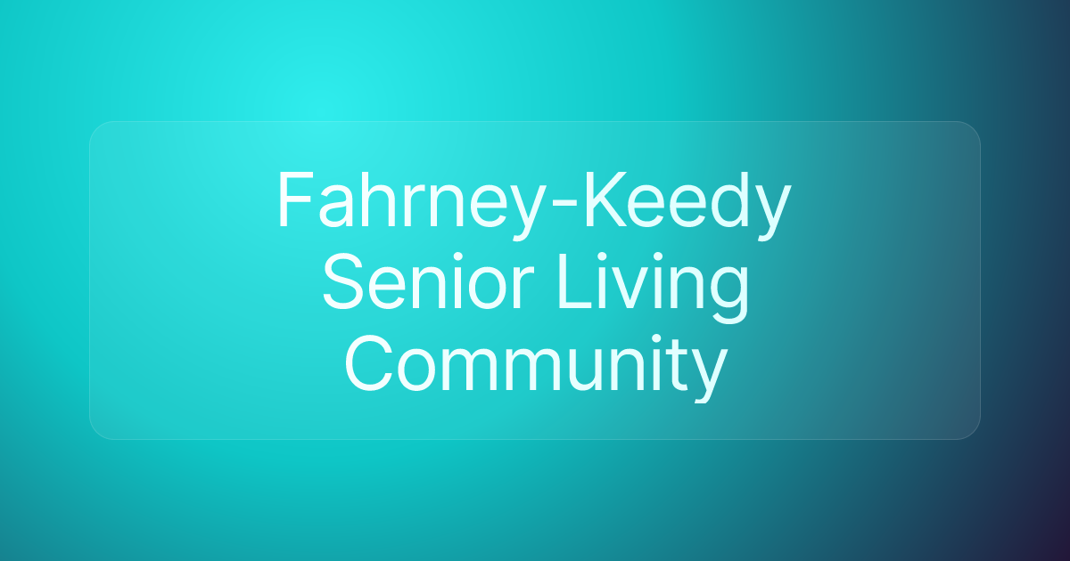 Fahrney-Keedy Senior Living Community