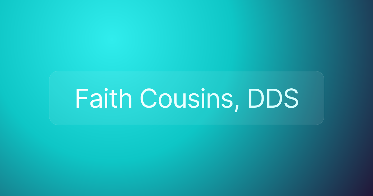 Faith Cousins, DDS