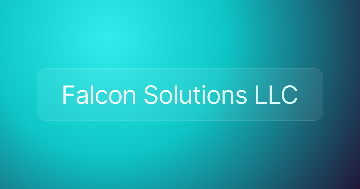 Falcon Solutions LLC