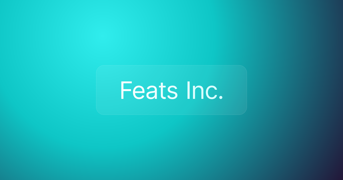 Feats Inc.