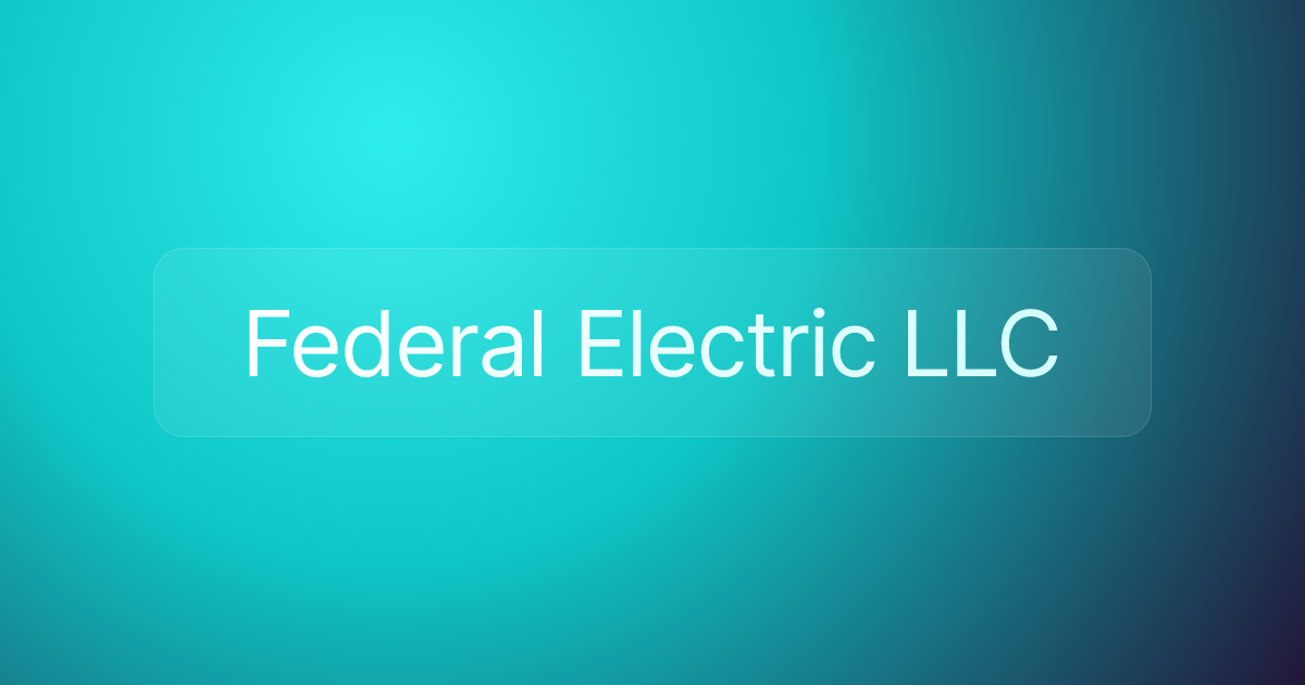 Federal Electric LLC