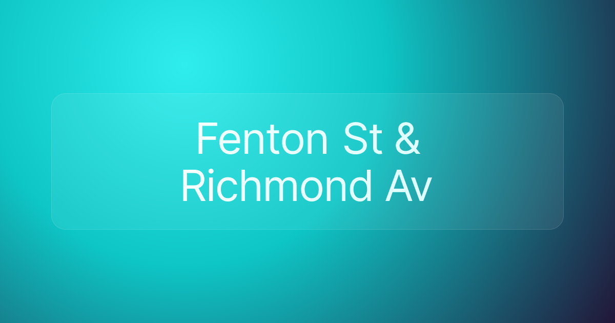 Fenton St & Richmond Av