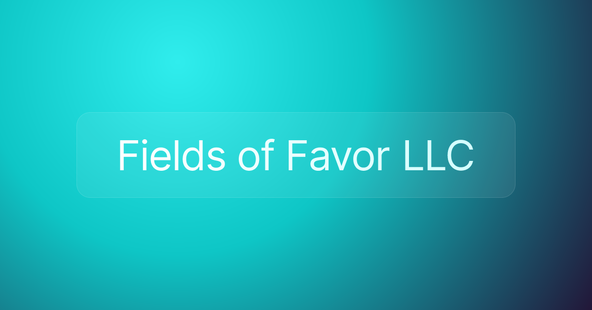 Fields of Favor LLC