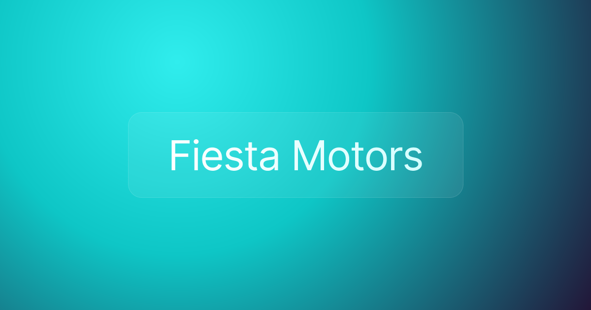 Fiesta Motors