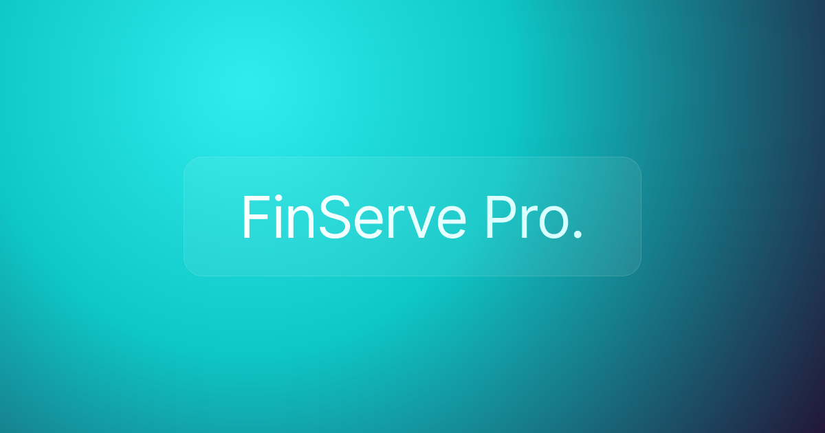 FinServe Pro.