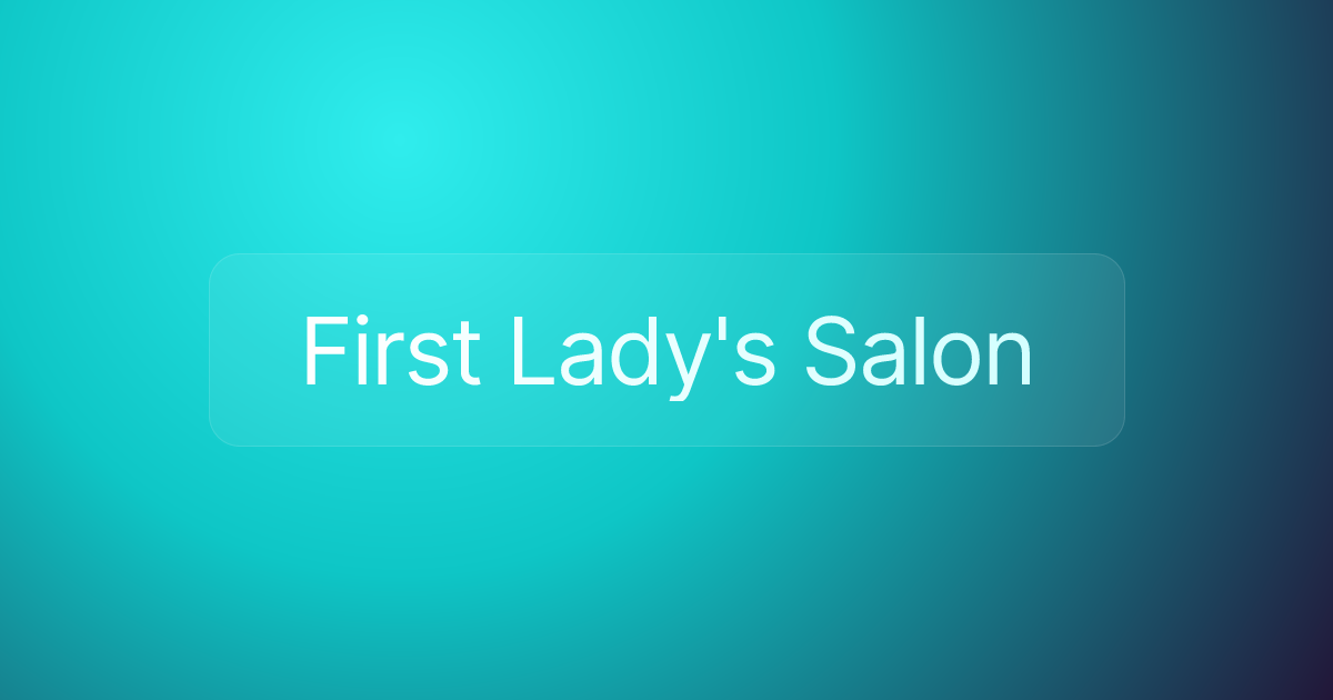 First Lady's Salon