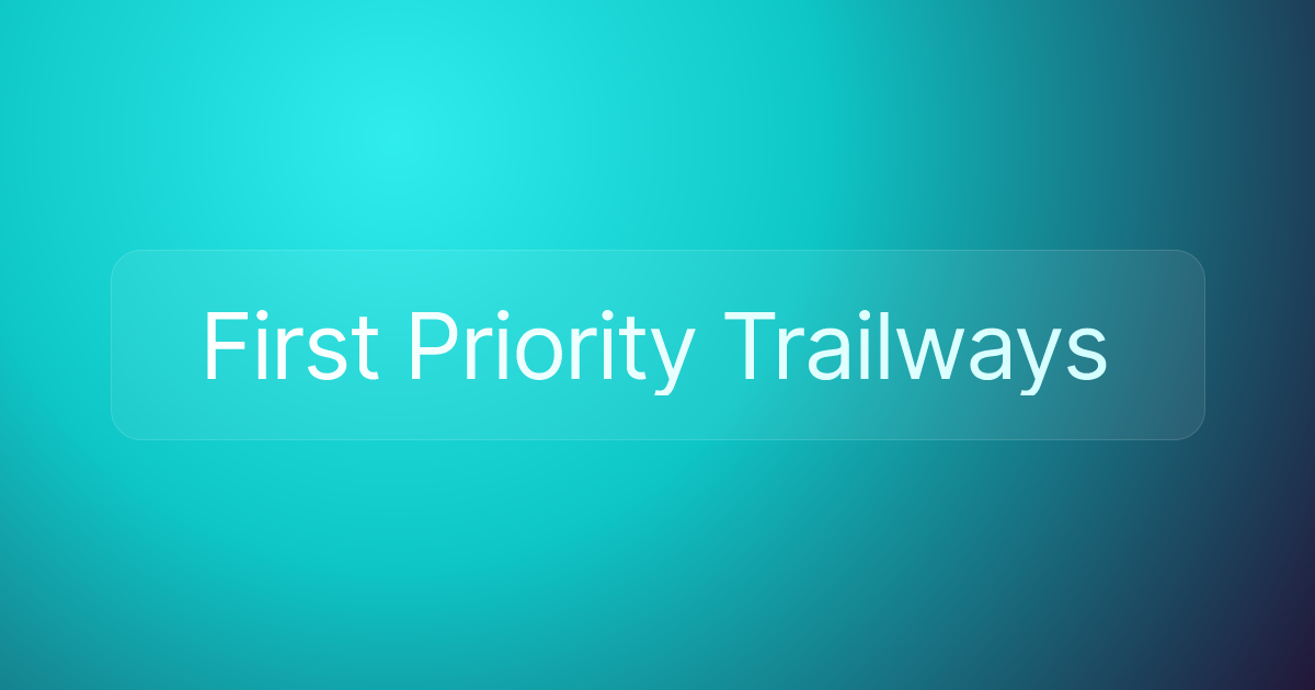 First Priority Trailways