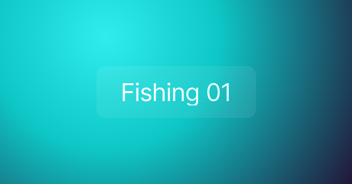 Fishing 01