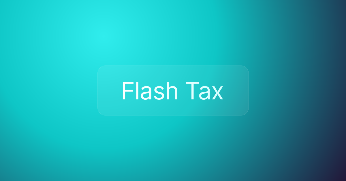 Flash Tax