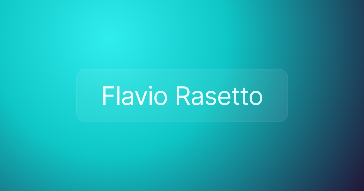 Flavio Rasetto
