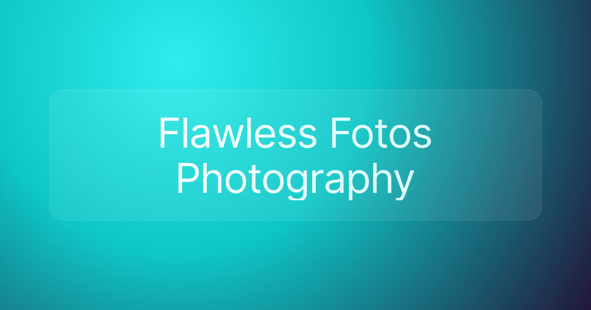 Flawless Fotos Photography