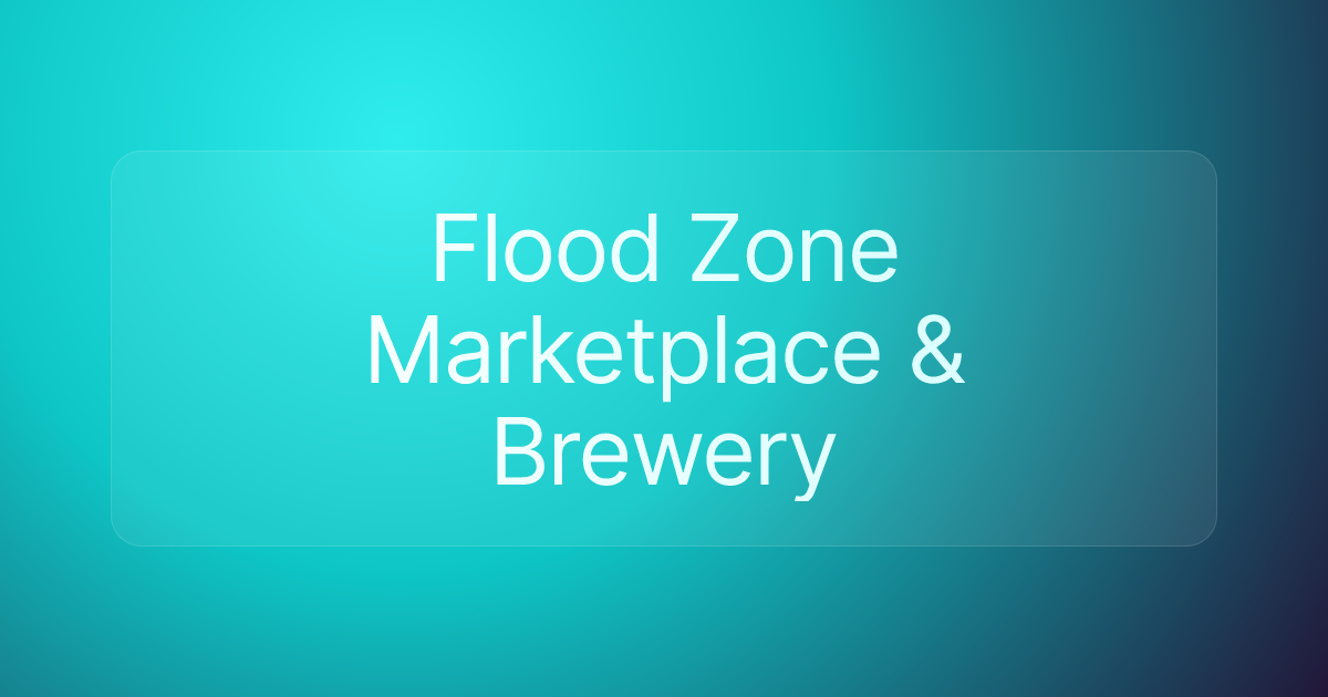 Flood Zone Marketplace & Brewery