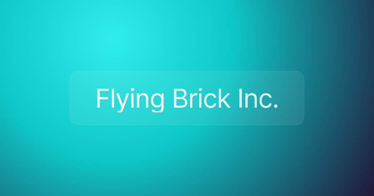 Flying Brick Inc.