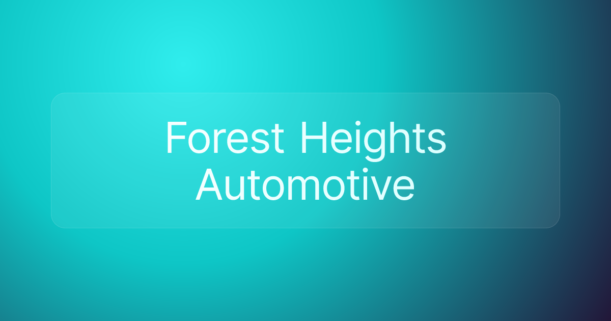 Forest Heights Automotive