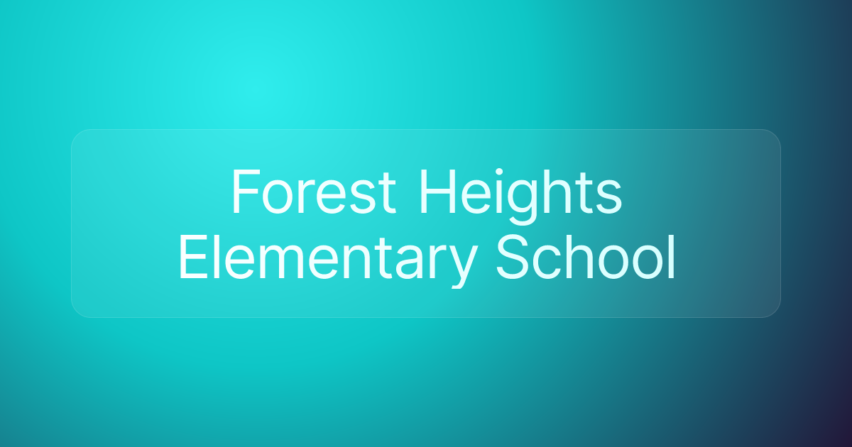 Forest Heights Elementary School