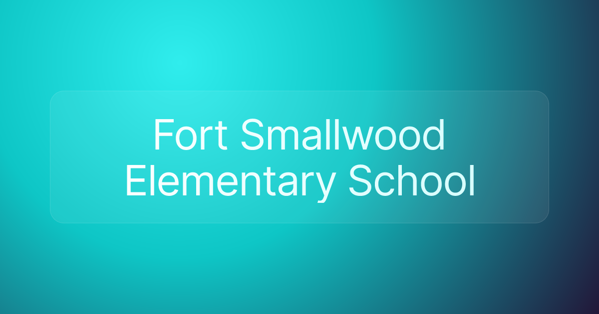 Fort Smallwood Elementary School